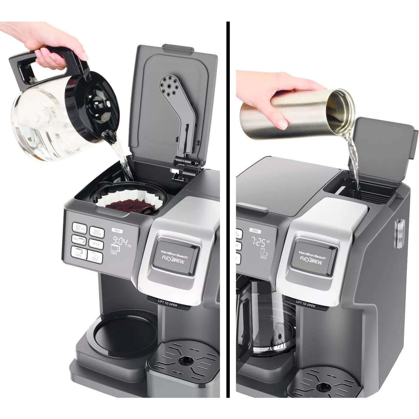Hamilton Beach FlexBrew 2-Way Coffee 