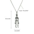 thumbnail image 6 of Rabbith Halloween Friendship Skeleton Skull Necklace, 2 Pieces, 6 of 6