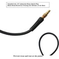 thumbnail image 4 of Air Hose 1/4 in x 10 ft, Heavy Duty, Lightweight, Kink Resistant, Hybrid Air Compressor Hose with 1/4 in Solid Brass Male Fittings, Bend Restrictors, 300 PSI (10FT, Black), 4 of 5