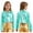 Light Green, variant on Doomiva Kids Girls Metallic Motorcycle PU Jacket Sparkly Zip Up Moto Biker Coat Outwear Boys Dancewear Streetwear Gold 6