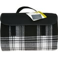 thumbnail image 4 of True Dine Waterproof Picnic Blanket, Outdoor Gifts, 4.5ft x 5ft Black Plaid, 4 of 4