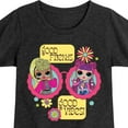 thumbnail image 3 of LOL OMG! Good Friends, Good Vibes Besties - Toddler & Youth Girls Short Sleeve Graphic T-Shirt, 3 of 5