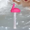 thumbnail image 1 of Colaxi Floating Pool Thermometer, Easy Reading Funny Water Thermometer Practical Water Temperature Gauge for Tank Flamingo, 1 of 8