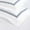 White-Navy Blue, variant on Superior Chain Links Embroidered Cotton Duvet Cover Set, Full/Queen, White/Silver