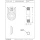 thumbnail image 2 of Westbrass Brazo De Ducha Montado En El Techo De 1/2"" Ips X 6"" Con Brida Negro Mate D3606A-62, 2 of 5