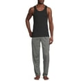 Men's Solid Sleep Pajama Pants, 2Pack