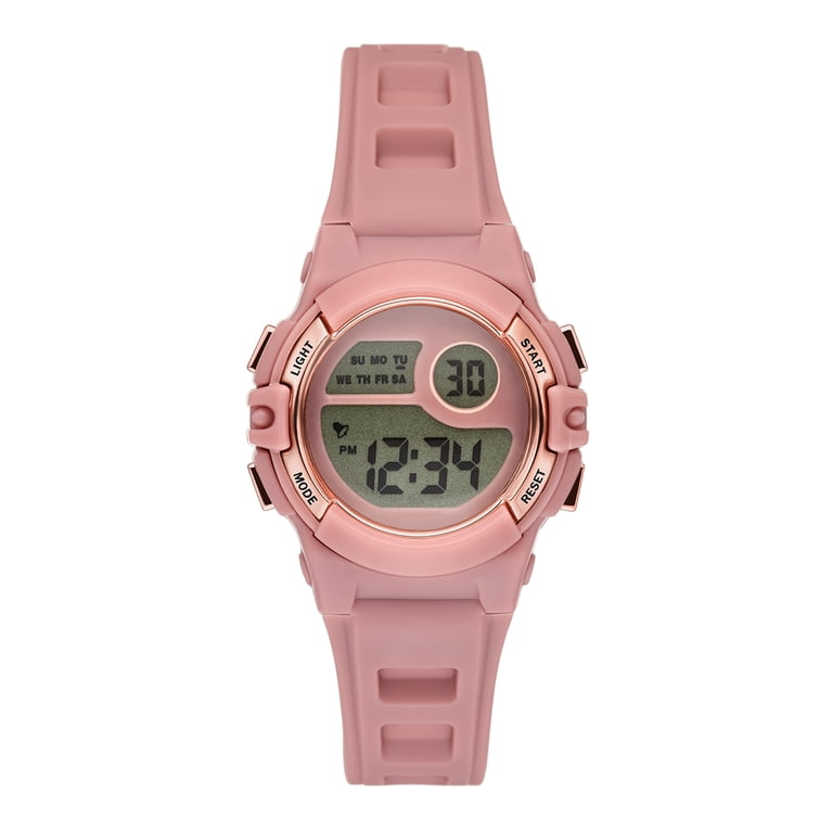 Time and Tru Ladies' Digital Sport Watch Dusty Rose photo 1