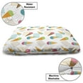 thumbnail image 3 of Ice Cream Pet Bed, Pattern in Scandinavian Style Cones with Colorful Scoops and Geometric Design, Resistant Pad for Dogs and Cats Cushion with Removable Cover, 24" x 39", Multicolor, by Ambesonne, 3 of 4