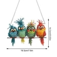 thumbnail image 4 of HaiSphere Diamond Art Painting Kits for Adults Beginners, Easy Gem Art Owls Gem, Small Hanging Diamond Art Birds DIY Craft for Window Wall Decor, Unique Gift, 4 of 6