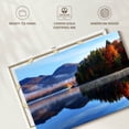 thumbnail image 6 of Elephant Stock Lake Vermont Reflection Wall Art - Horizontal Canvas Wall Art - Living Room Wall Decor - Nature Canvas - Blue And Orange Decor - 12" x 8", 6 of 8