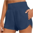 thumbnail image 2 of Tumotour Athletic Shorts For Women Running Workout Gym Short High Waisted With Zip Summer Tennis Shorts Casual Gym Shorts, 2 of 8