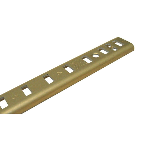 30in ALUMINUM Shelf Standard BRASS