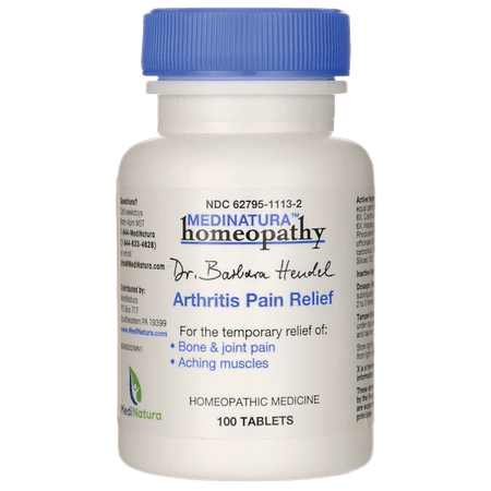 MediNatura Arthritis Pain Relief 100 Tabs
