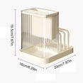 thumbnail image 3 of pstuiky Kitchen Knife Rack with Drain Tray Countertop Storage Holder for Knives Utensils 7-Slot Organizer Drying Rack Plastic, 3 of 6