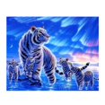 thumbnail image 1 of Tigre Animal DIY 5D diamante bordado pintura punto de cruz artesanía hogar Dec Likrtyny decoración de arte, 1 of 9
