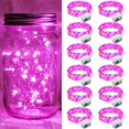 thumbnail image 1 of Guirnalda de luces LED chzk, 2 m, 20 luces LED centelleantes, rosa, 1 of 7