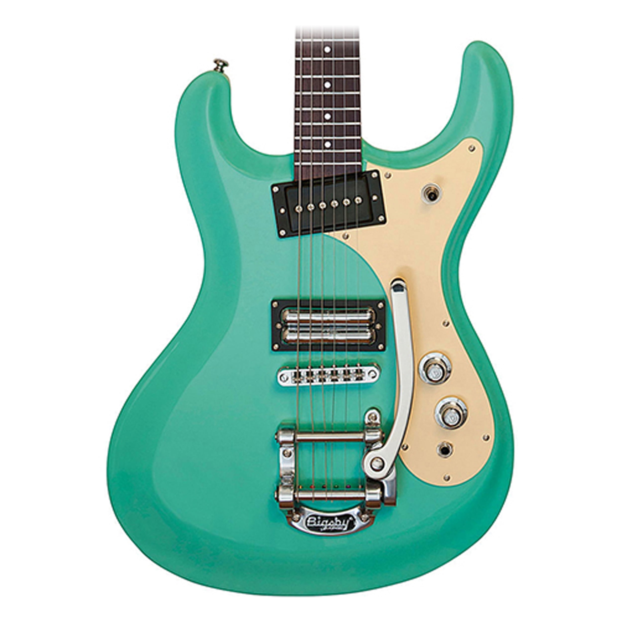 Danelectro \'64 Mosrite Style Electric Guitar Dark Aqua