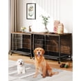 thumbnail image 1 of Cage pour Chien en Métal Robuste avec Étagères de Rangement / Résistante aux Égratignures, Assemblage Facile, Chenil pour Usage Intérieur/extérieur, 1 of 16