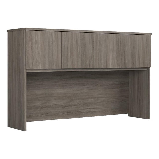 Sauder Affirm 60x36" Engineered Wood Hutch in Hudson Elm/Brown