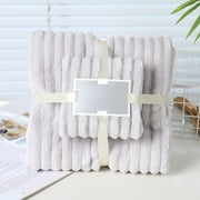 UsRHHA Velvet Candy Striped Towel Set Thickened Absorbent, Soft Face Wash Towel for Adult Household, Bath Towel Gift Package for Home Travel