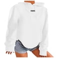 thumbnail image 2 of Women Y2k Hoodie Clearance Graphics Basic Y2k Hoodies Cozy Fall Soft Sweatshirt Casual Stretchy Long Sleeve Sweatshirts Trendy Essentials Hoodies Women, 2 of 4