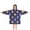 Blue Sun Moon, variant on Beige Gothic Skull Pumpkin Rose Pattern Blanket Hoodies for Kids 6-13YR Oversize Wearable Blanket Hoodies for Boys Girls Teens
