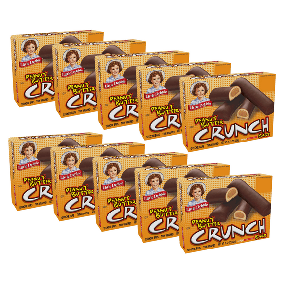Little Debbie Peanut Butter Crunch Bars, 10 Boxes