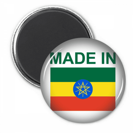 

Ethiopia Country Love Refrigerator Magnet Sticker Decoration Badge