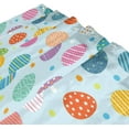 thumbnail image 3 of Coolnut Shower Curtain and Rug Set, Easter Multicolor Eggs Polyester Waterproof Bath Curtain and Mat for Bathroom with Hooks, 72" x 72", 3 of 6