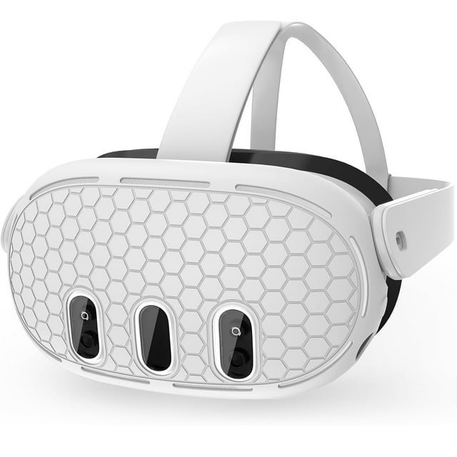 VR Shell Protective Protector Cover for Meta Quest 3, Silicone Front Headset Protector Cover Anti Scratch Anti Dust Anti Shock