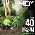 thumbnail image 6 of Greenworks 40V 10" Cordless Cultivator/Tiller with 4.0Ah Battery & Charger 27062, 6 of 13