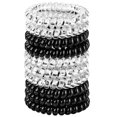 thumbnail image 1 of JessLab Lazos para el cabello en espiral, 10 unidades, lazos para el cabello sin rastro, lazos para el cabello en espiral de plástico, soportes para cola de caballo, accesorio para el cabello sin daño, 1 of 1