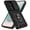 Black, variant on Kryonix for Samsung Galaxy S25 Ultra 6.9” case,with Slide Camera Protector,Military Grade Heavy Duty Protection Cover,360 Metal Rotating Ring Kickstand Holder,Armor Shockproof Case,Dark Green