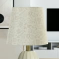 thumbnail image 3 of (2 pack) Mainstays Floral Accent Contemporary Polyester Lamp Shade, 8"L x 8"W x 7"H, 3 of 7