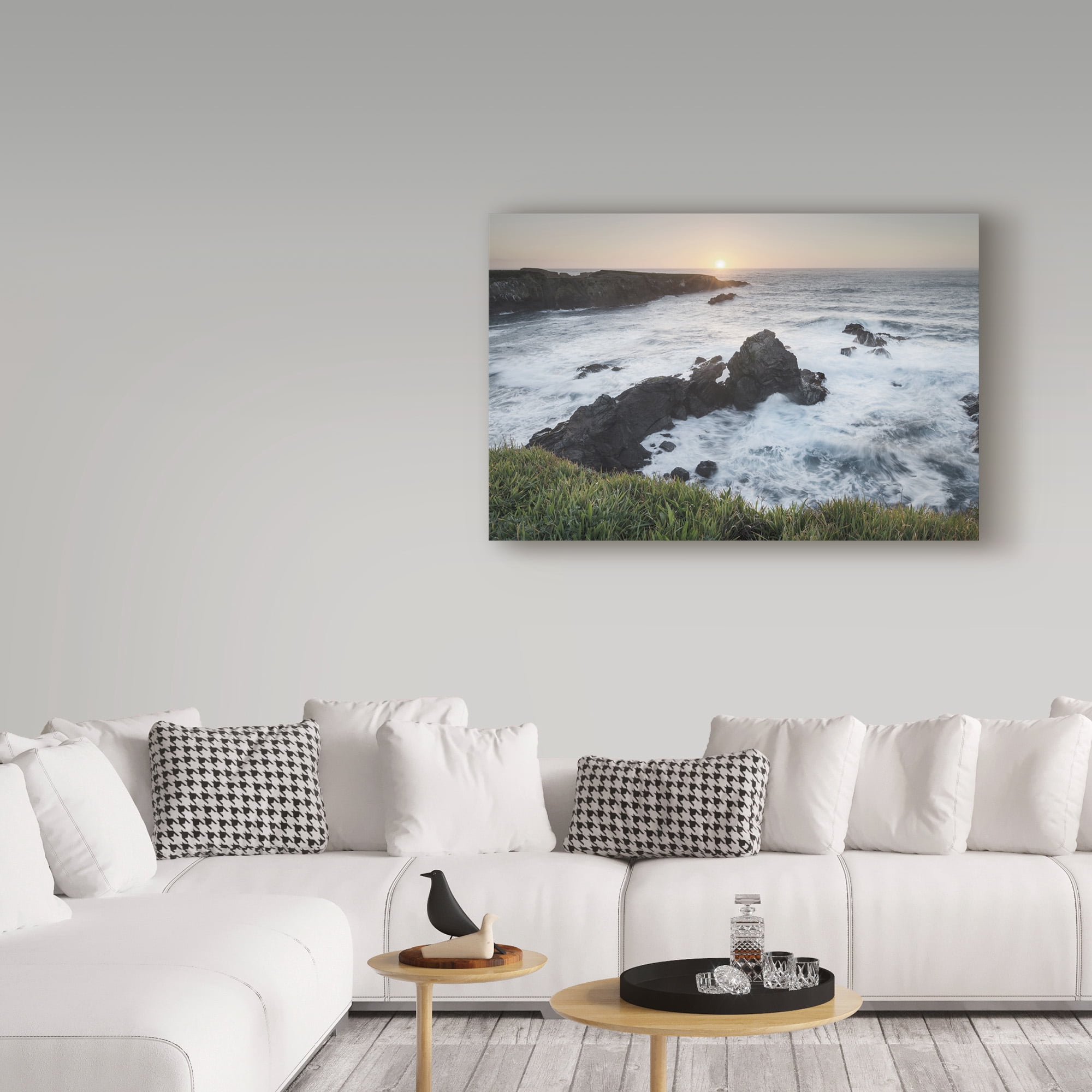 Trademark Fine Art 'Mendocino Coast' Canvas Art by Alan Majchrowicz
