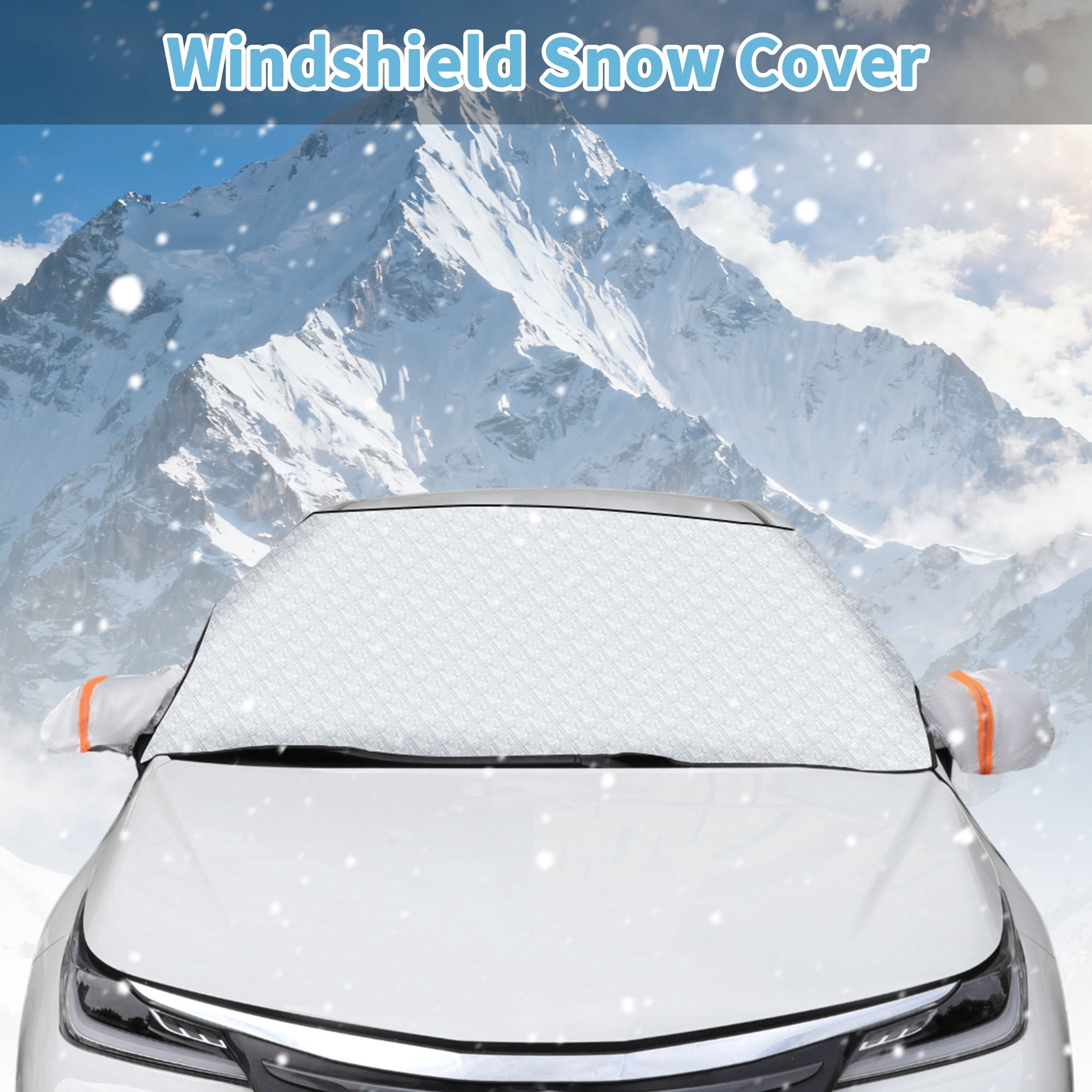 Unique Bargains Car Cover Front Windshield for SUV Aluminum Foil 63"