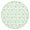 Light Blue Daisy, variant on Red Daisy Flower Green Centers Pattern Round Fitted Tablecloth with Elastic Edge,Dining Table Cover Waterproof,Outdoor Round Tablecloth for Camping,Dining,Indoor and Outdoor