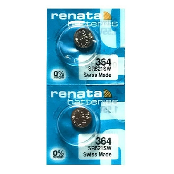 Renata 364 SR621SW 1.55V Silver Oxide Watch Battery