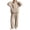A35 Coffee, variant on Women's Cable Knit Fuzzy 2 Piece Outfits Zip Up Fleece Jacket with Pockets and Straight Leg Pants Sets Warm Winter Loungewear Flannel Pajamas Tracksuits