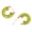 Style 6, variant on Women's C Shaped Hoop Earrings Acrylic Resin Huggie Statement Ear Studs Jewelry Style 3