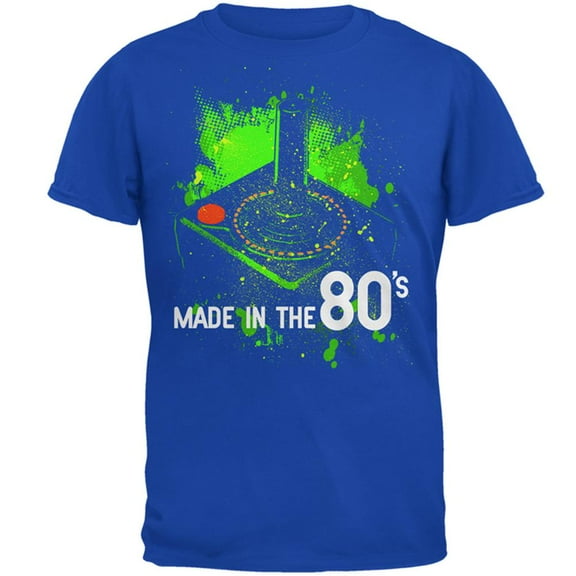 Original Gamer Made in the 80's Mens Soft T Shirt Royal X-LG