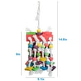 thumbnail image 3 of EEEkit Bird Toy, Colorful Wooden Beads Blocks, and Cotton Rope Toy for Climbing, Chewing, Unraveling, 3 of 6