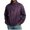A1-Purple178, variant on Breathable Mesh Panel Windproof Jacket For Men Slim Elastic Hem Outerwear Gym Running Windbreaker