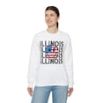 thumbnail image 6 of Illinois IL Moving Vacation Sweatshirt, Gifts, Crewneck, 6 of 7