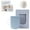 Moon white blue U.S. Edition, variant on D11 Small Label Maker Machine Thermal Printer for Organization Marks
