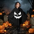 thumbnail image 5 of Bainana Halloween Onesie Cosplay Ghost Outfits For Kids Lightweight Long Sleeve Hooded Face Print Robe Boys And Girls Theme Party Clothes, 5 of 7