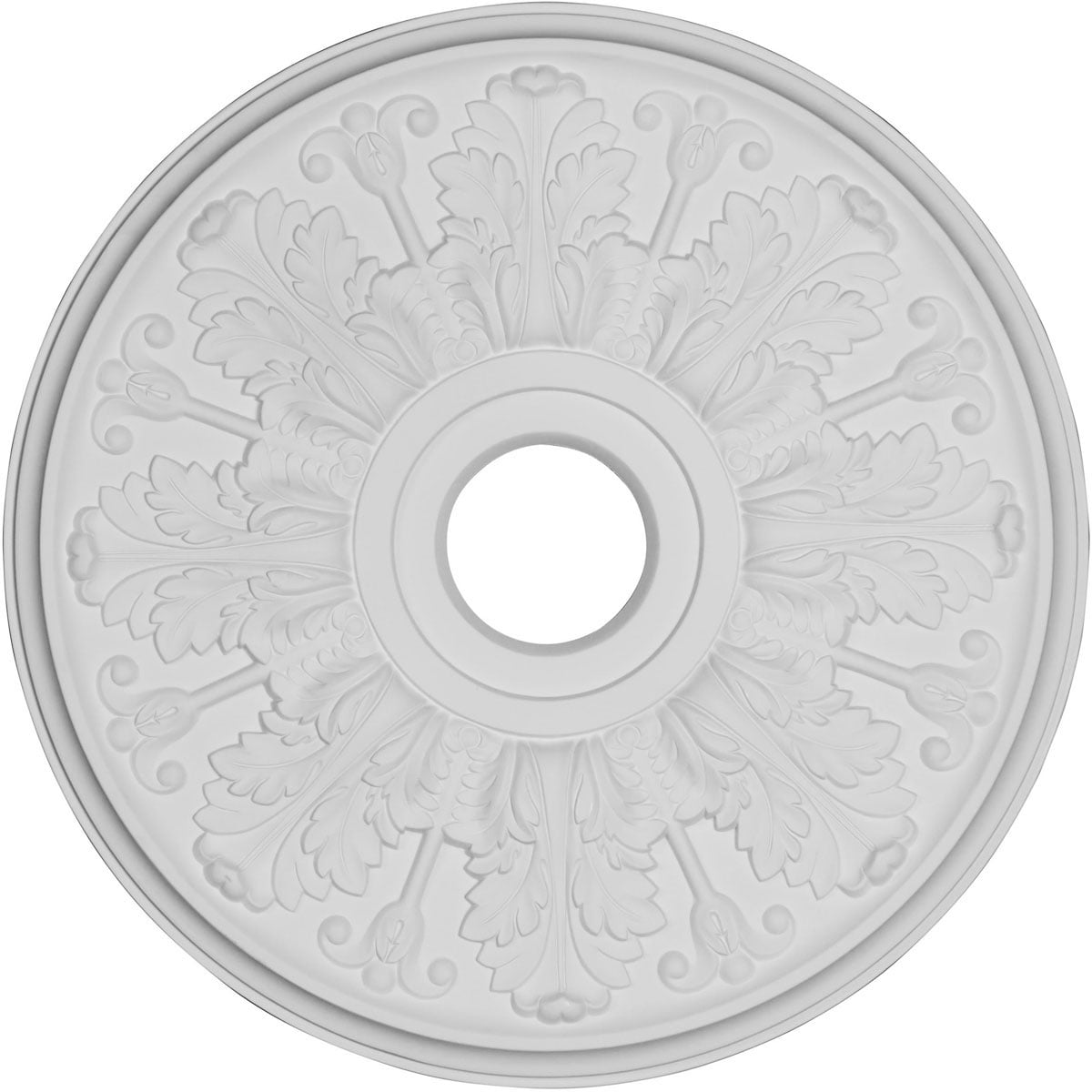 19 1 2 OD X 3 1 2 ID X 1 5 8 P Apollo Ceiling Medallion Primed