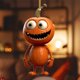 thumbnail image 2 of Colgante acrílico de calabaza de otoño colgante de calabaza para decoración de espejo retrovisor de coche, 2 of 8
