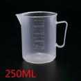 thumbnail image 1 of Measuring Jug Plastic Beaker Transparent Measuring Cup Resistant 250 Ml, 1 of 9