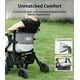 thumbnail image 3 of Andador con ruedas VOCIC para personas mayores con asiento, andador y silla de ruedas, silla de ruedas de transporte ligera y plegable, andador todoterreno para adultos, andador con ruedas 2 en 1 con, 3 of 5